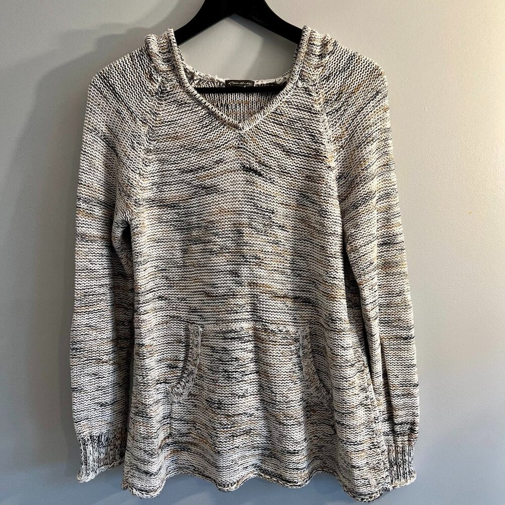Eddie Bauer Light Sweater with Hood Size M